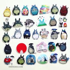 Bộ Sticker Chủ Đề Totoro Hoạt Hình (2019) Hình Dán Decal Chất Lượng Cao Chống Nước Trang Trí Va Li, Xe, Laptop, Nón Bảo Hiểm, Máy Tính, Tủ Quần Áo