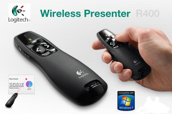 Bút trình chiếu Logitech Wireless Presenter R400