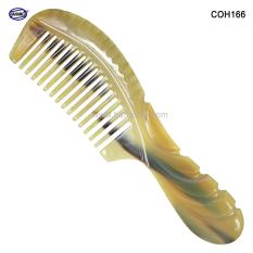 Lược sừng xuất Nhật – COH166 (Size: L – 19cm) Răng thưa cho tất cả các loại tóc – Horn Comb of HAHANCO – Chăm sóc tóc