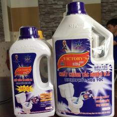 Chất thông tắc bồn cầu toilet chống hôi Siêu tốc 5 phút 1400g – Huy Tưởng