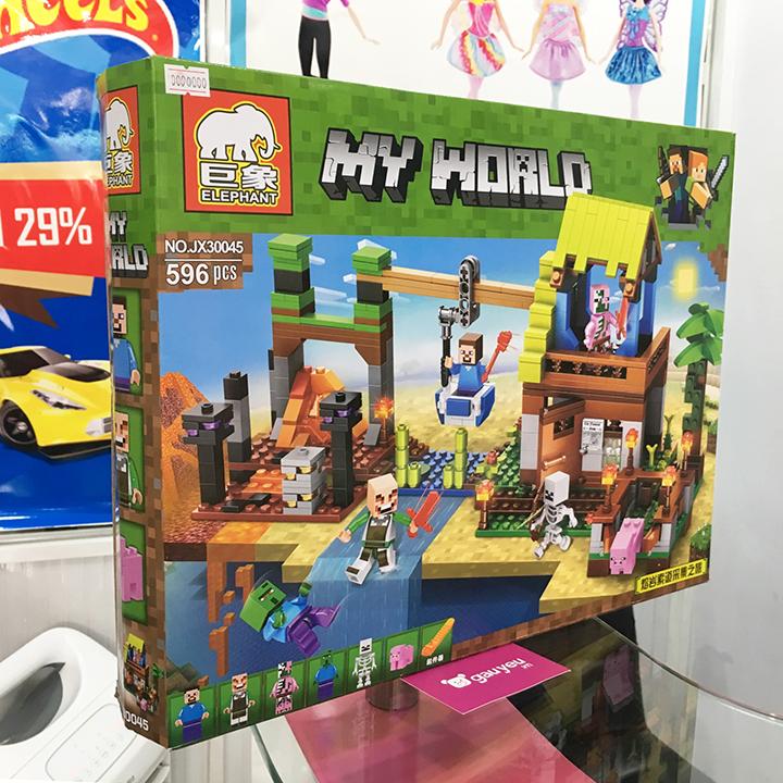 Bộ lego xếp hình Minecraft My World JX30045