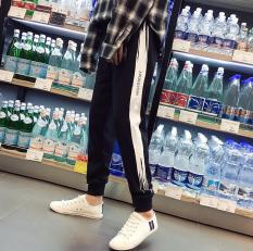 Quần Jogger Thun Nỉ Nam Phối Một Sọc Màu Sắc In Chữ Kiểu Dáng Thể Thao Yodi QUAN NAM 1000010 W