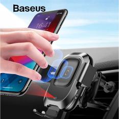Đế sạc nhanh không dây trên ô tô hãng Baseus công xuất 10W tích hợp cảm biến thông minh chuẩn Qi cho iphone X , iphone 8,Samsung S9, Note8