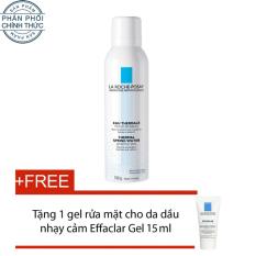 Nước khoáng giúp làm dịu da, giảm kích ứng và chống oxy hóa La Roche-Posay 150ml + Tặng Gel rửa mặt Effaclar 15ml