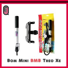 Bơm mini treo xe đạp BMB có đồng hồ đo áp lực