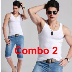 COMBO 2 Áo thun ba lỗ nam, 100% cotton, áo phông thoát nhiệt Nhật Bản, thương hiệu GOKING