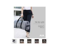 Túi du lịch AIA vải bố cao cấp MStar