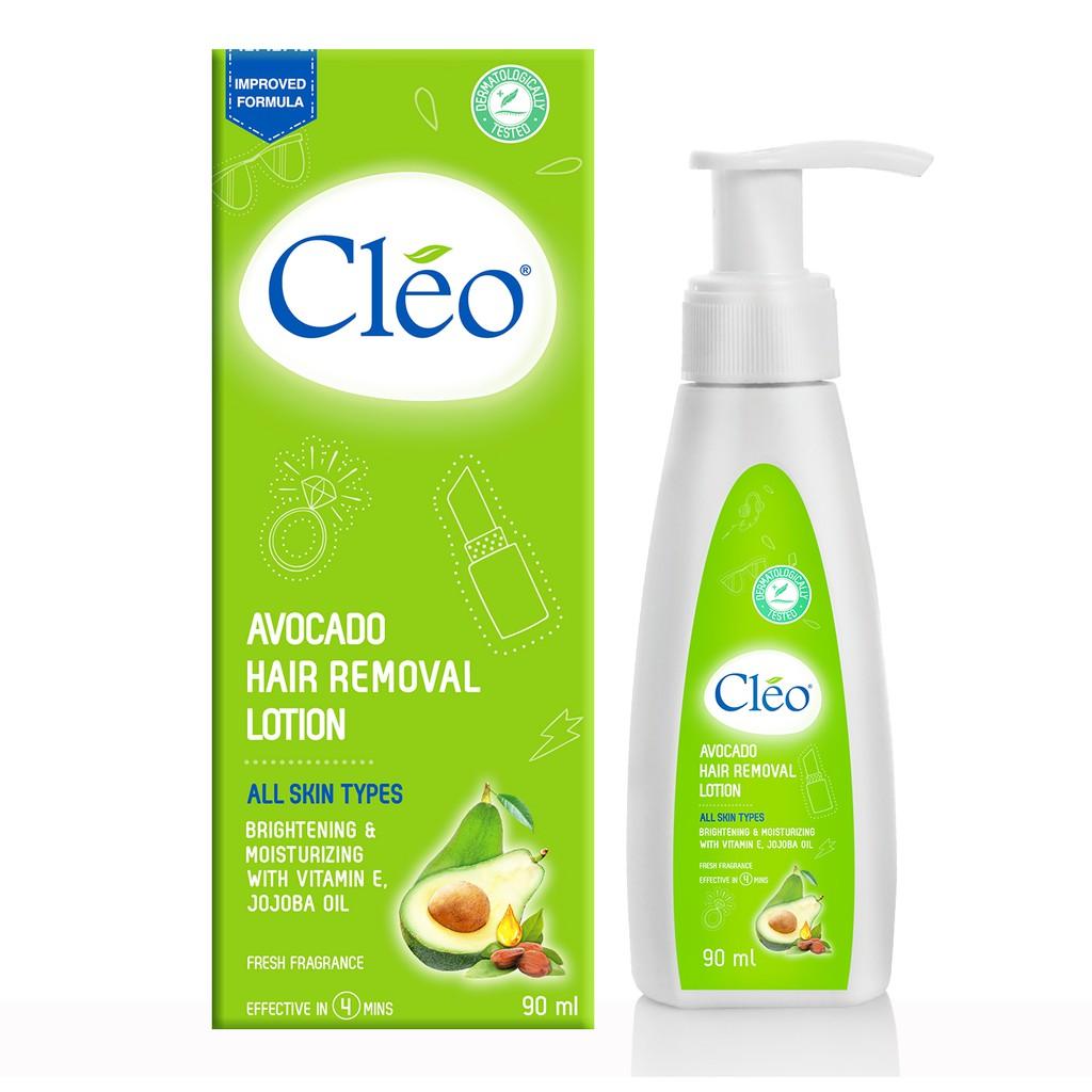 Lotion Tẩy Lông Cleo Avocado 90ml Hair Removal Lotion All Skin Types
