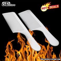 Lược chải cắt tóc nam chuyên dụng, lược dẻo răng lớn màu trắng – Beuy Pro Comb version II