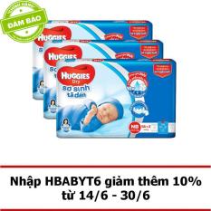 Bộ 3 Tã dán sơ sinh Huggies mới 58+2 miếng (Cho bé dưới 5kg)