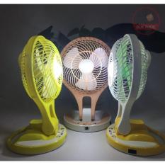 QUẠT SẠC ĐIỆN KÈM ĐÈN LED MF-5580 LOẠI LỚN
