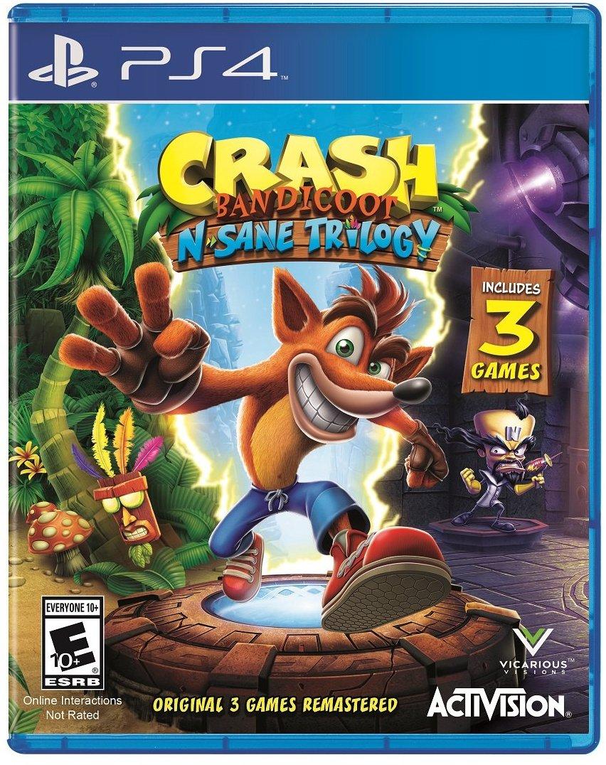Crash Bandicoot N. Sane Trilogy PS4 New ASIA