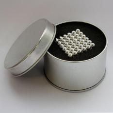 Đồ chơi nam châm xếp hình thông minh 216 viên 5mm Buckyballs Tròn (Bạc)