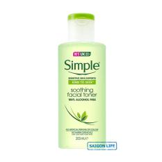 Nước hoa hồng Simple Kind To Skin Soothing Facial Toner 200ml (Mẫu mới 2017)
