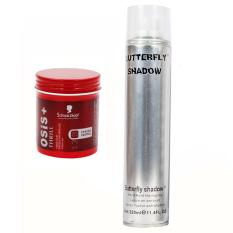 Combo 1 Gôm Shadow và 1 Sáp Vuốt Tóc Nam THRILL 3 (sáp cứng)