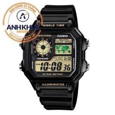 Đồng hồ nam dây nhựa Casio Anh Khuê AE-1200WH-1BVDF