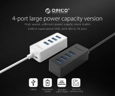 Bộ chia cổng 4 USB 3.0 Orico W5PU3 – thêm cổng usb OTG kết nối với điện thoại chơi game moble, pubg …sự thay thế hoàn hảo cho bộ chia 4 cổng W5PH4, chuẩn usb 3.0 cho tốc độ đọc dữ liệu lên tới 5GB
