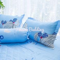 Bộ ga gối giường Cotton Poly Tmark (Cô gái đeo túi)