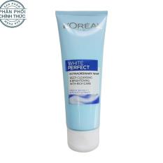 Sữa rửa mặt tạo bọt siêu mịn, làm sạch sâu và trắng sáng da L’OrealParis White Perfect 100ml.