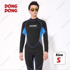 Quần áo lặn biển 2.5mm – Size S, bộ đồ lặn biển giữ ấm thoáng khí, chống thấm nước, đồ lặn sâu chuyên dụng cao cấp – DONGDONG