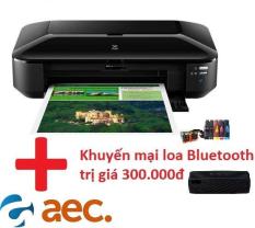 Máy in phun màu Wifi Canon IX6860 gắn bộ dẫn mực ngoài ( đã có mực đi kèm ) + tặng kèm loa khuyến mại Bluetooth trị giá 300.000đ