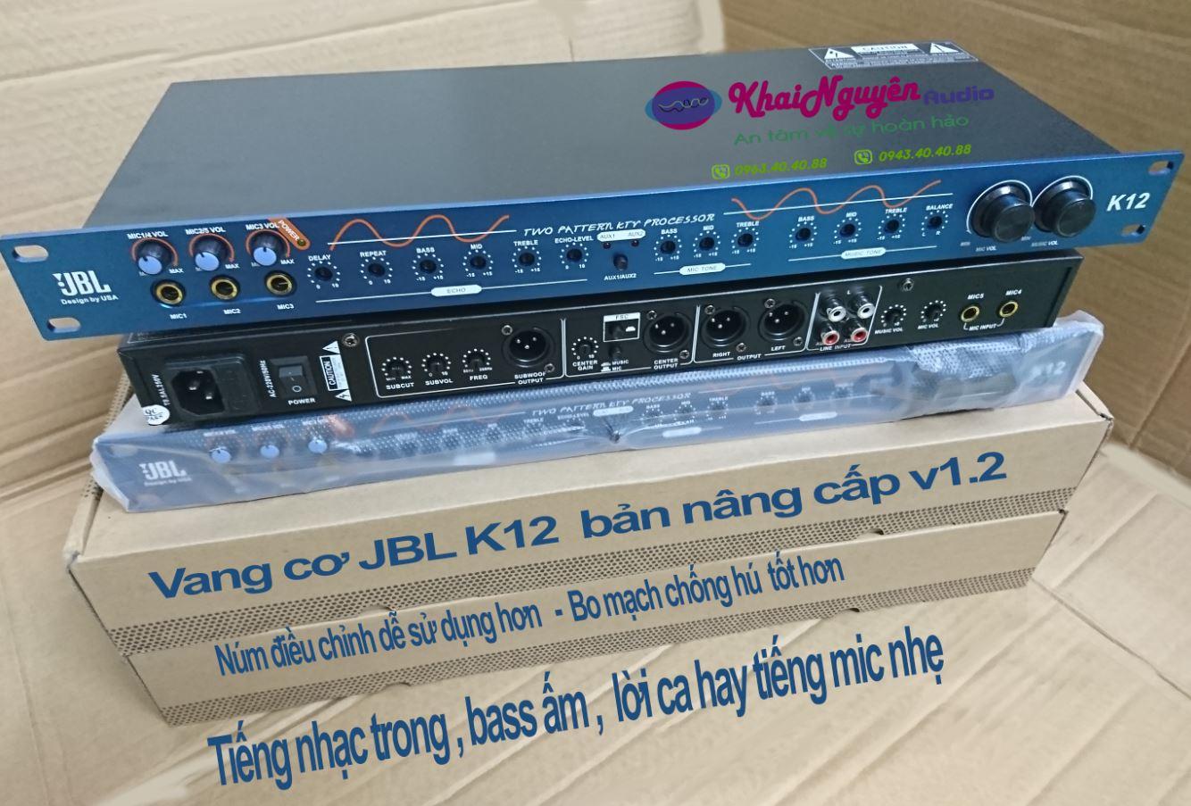 Vang cơ JBL K12 bản nâng cấp cho chất âm sạch và bass sâu hơn