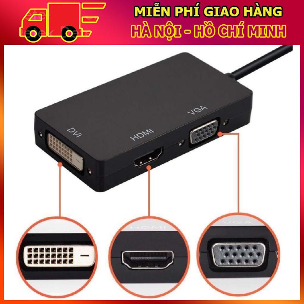 MIỄN PHÍ VẬN CHUYỂN - HMDI Chuyển Đổi Mini 1080 P Display Port Thunderbolt để DVI VGA HDMI 3 trong...