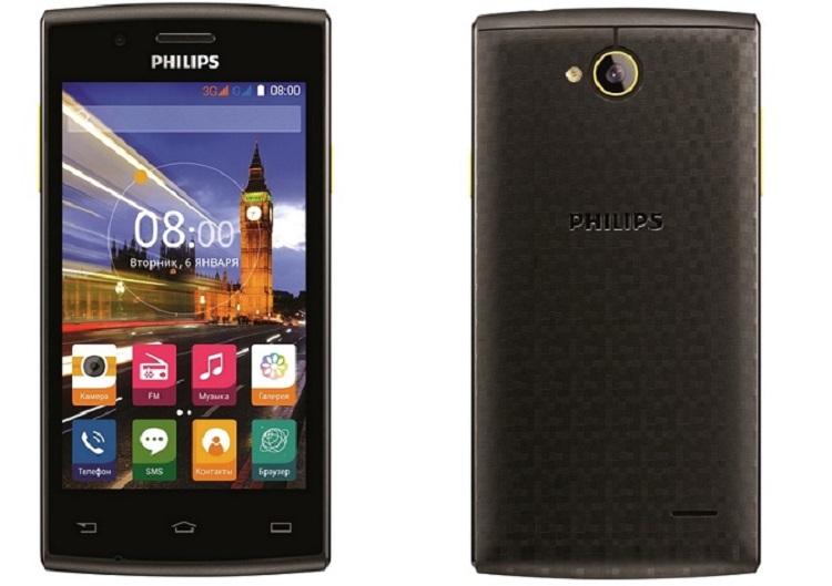 Điện thoại Smartphone Philips S307 Màn hình 4inch kết nối 3G, wifi mới 100% Full box- Bảo hành 12 tháng