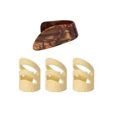 Bộ 3 bọc móng gảy đàn guitar Alaska size nam 3L (tặng ngón cái màu ngẫu nhiên)