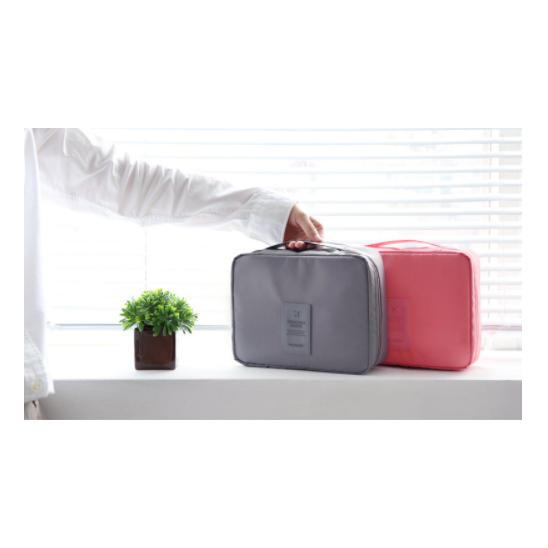 Túi nhỏ đựng đồ du lịch tiện lợi không thấm nước ( màu hồng và ghi )