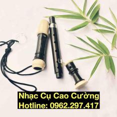 Sáo dọc âm chuẩn màu đen
