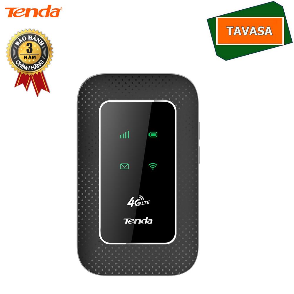 Bộ phát Wifi di động 4G Tenda 4G180 (Đen) - Hãng phân phối chính thức