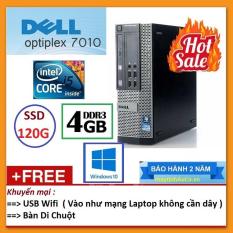 Thùng Dell optiplex 7010 ( Core i5 2400 / 4G / SSD 120G ), Tặng USB Wifi , Bàn di chuột – Bảo hành 24 tháng – Hàng Nhập Khẩu