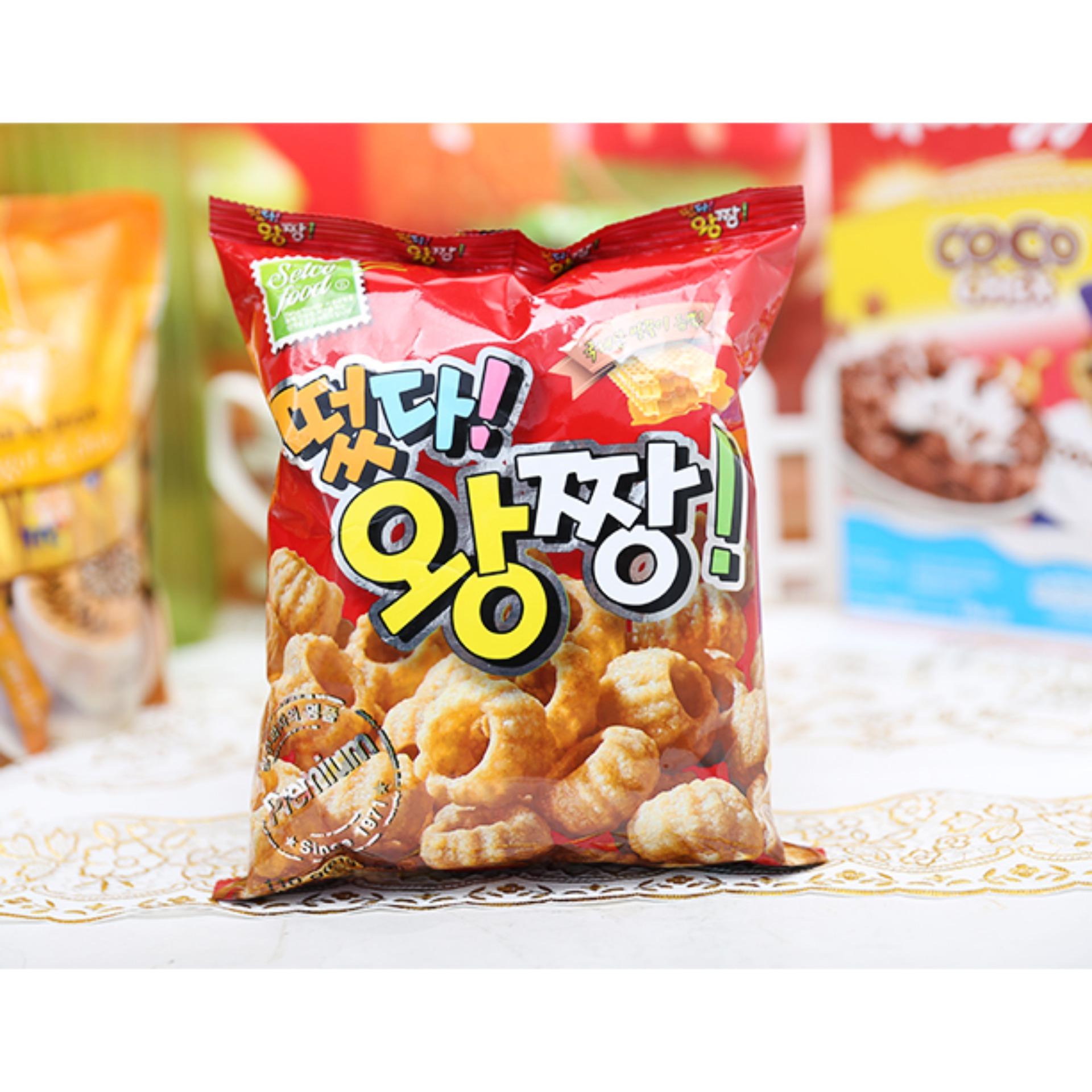 COMBO 2 GÓI SNACK QUẨY NHẪN VỊ MẬT ONG SELCO FOOD GÓI 110G