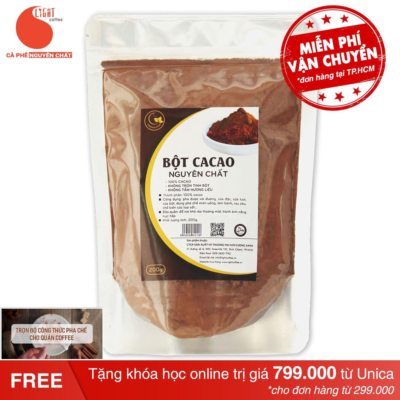 100% Pure Cocoa Powder - Light Cacao