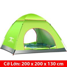 Lều Cắm Trại 4 Người Loại Tốt 200 x 200 x 130 cm (Loại Tự Bung)