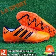 Giày đá bóng cỏ nhân tạo NEMEZIZ MESSI màu cam đồng siêu đẹp, siêu bền, đã khâu mũi chắc chắn