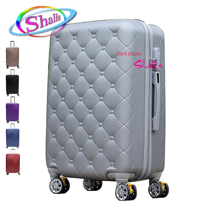 vali cao cấp 20 inch chấm bi Shalla màu đen,đỏ,nâu,bạc,hồng,tím,xanh