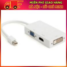 Cáp Chuyển mini Displayport to HDMI VGA DVI adapter (Trắng)