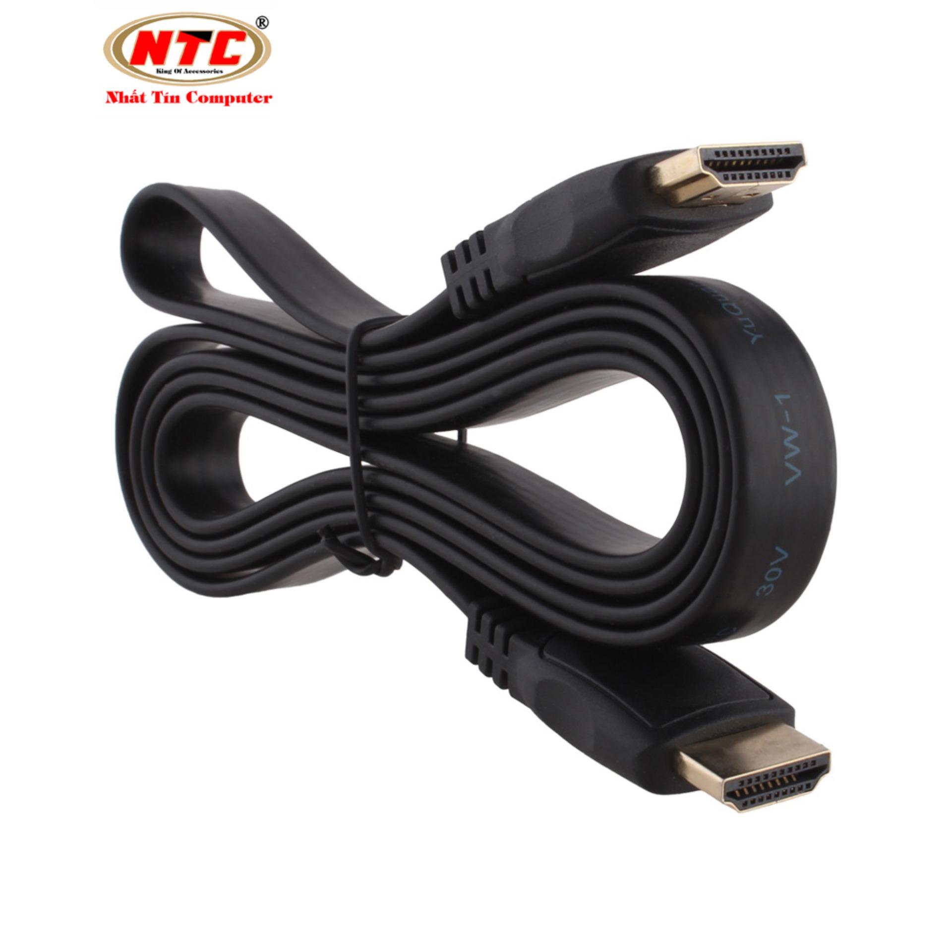 Cáp HDMI loại dẹp dài 1.5m VS - Full HD 1080p (đen)