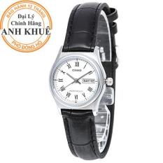 Đồng hồ nữ dây da Casio Anh Khuê LTP-V006L-7BUDF
