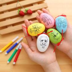 Quả trứng tô màu cho bé + Bút màu – Giao ngẫu nhiên