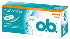 16 Miếng Băng Vệ Sinh TAMPON SUPER O.B PROComfort – Nhập Khẩu Từ Czech