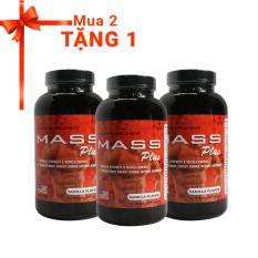 Bộ 2 Sữa bột tăng cân tăng cơ Mass Plus 195g + Tặng 1 sản phẩm cùng loại
