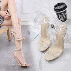 DÉP SANDAL CAO GỐT QUAI TRONG,GÓT TRONG 5 PHÂN CỰC ĐẸP,LAZASHION