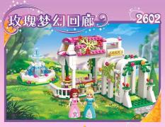 Xếp hình lego công chúa LEAH dạo chơi trong khu vườn hoa hồng-ENLIGHTEN 2602