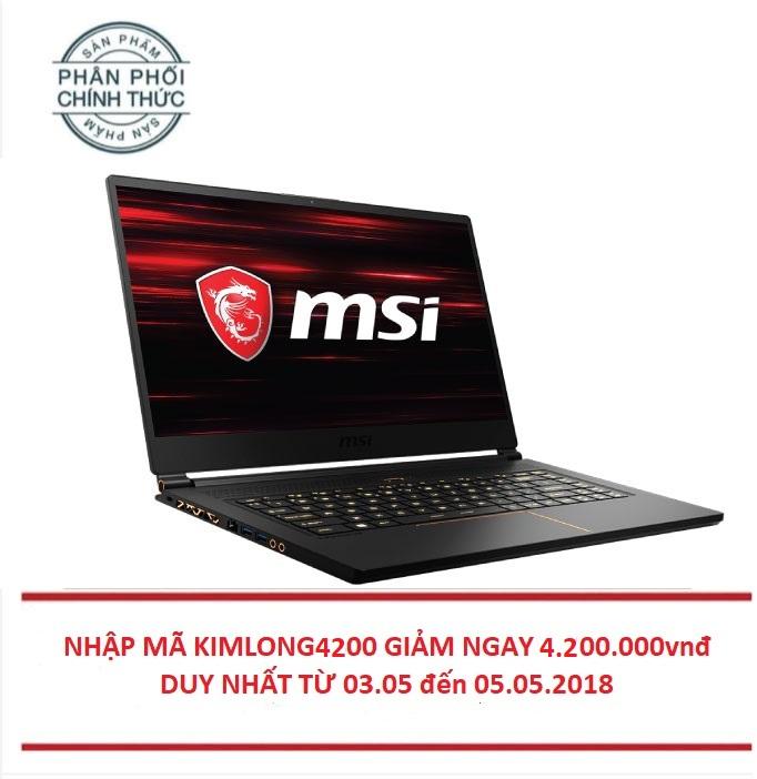 Laptop MSI GS65 8RE-208VN Stealth Thin i7 8750H GTX 1060 6GB - Hãng Phân Phối Chính Thức