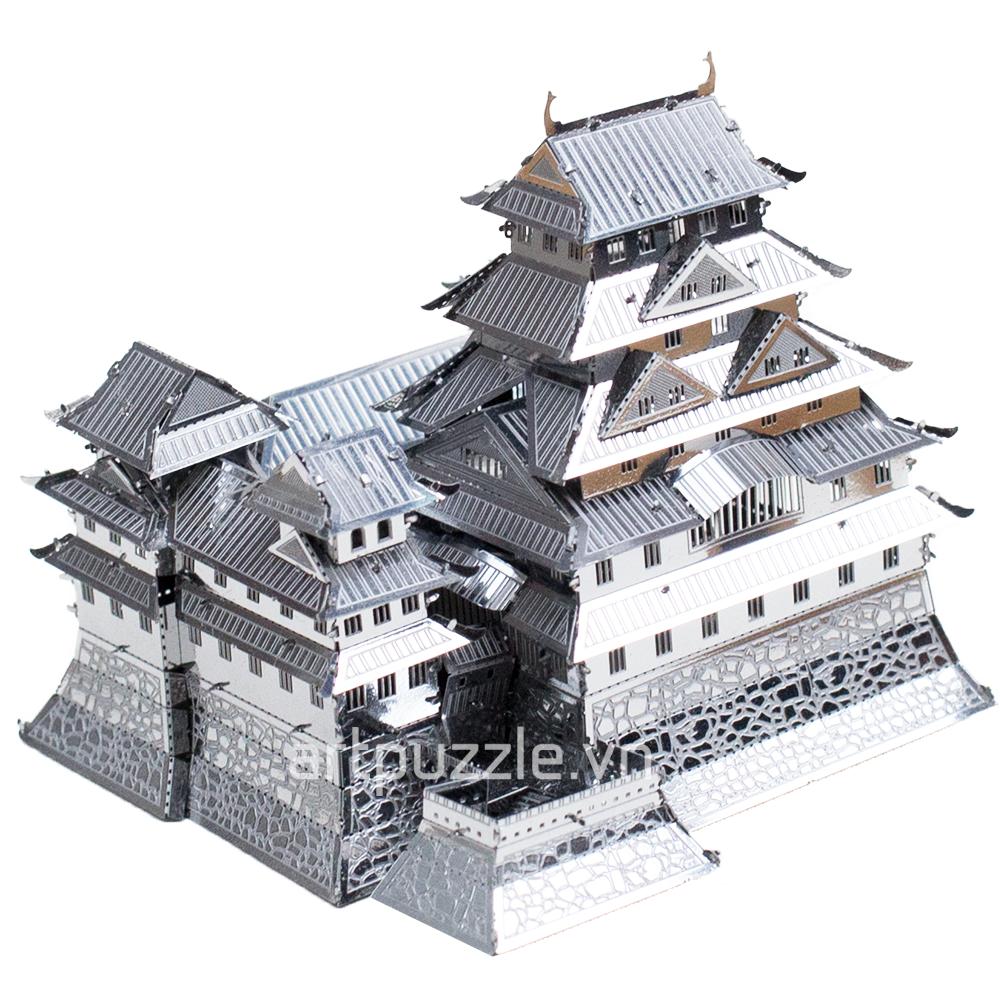 Mô hình lắp ghép kim loại 3D Metal Works Lâu đài Himeji (Bạc)