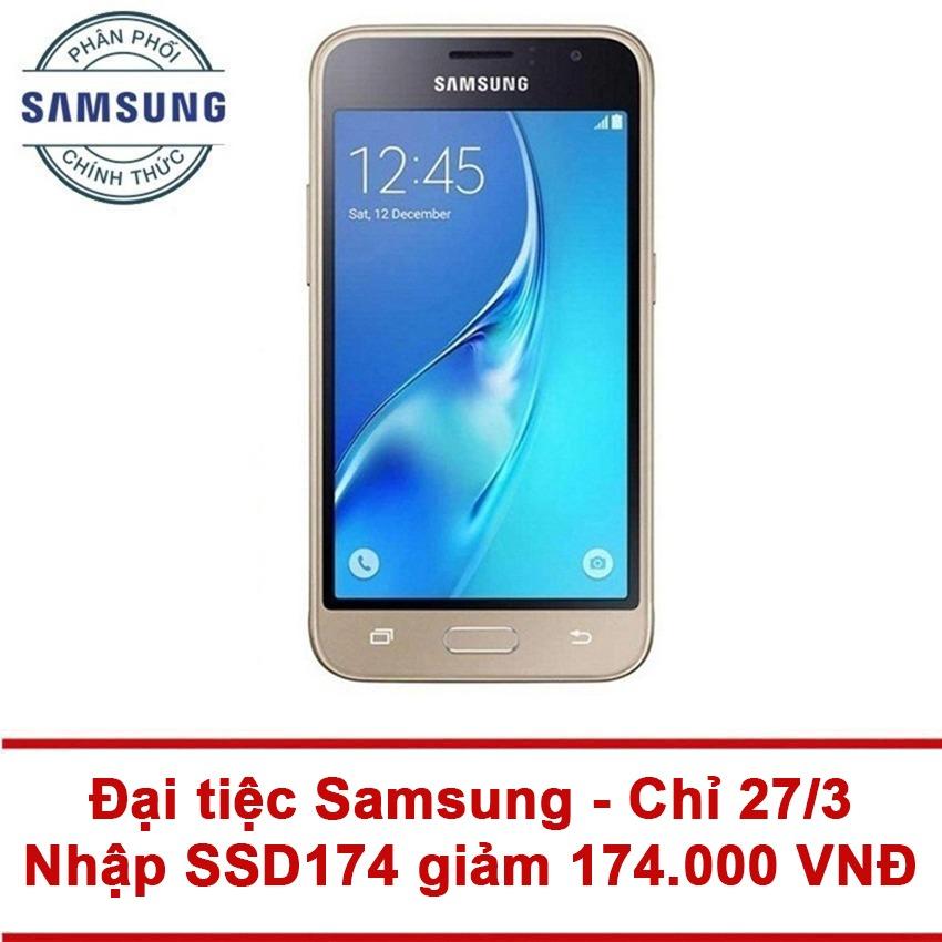 Samsung Galaxy J1 2016 8GB 2 SIM (Vàng) - Hàng phân phối chính thức