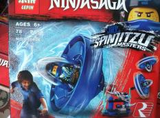 Lắp ráp NINJA con quay lốc xoáy Lepin 03080